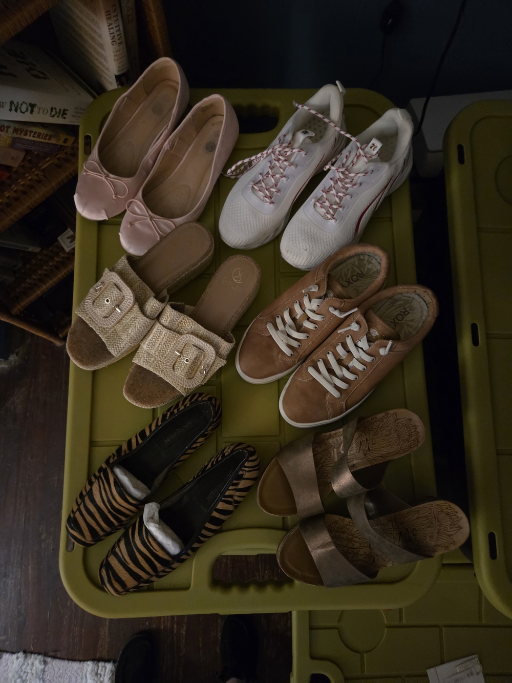 Six Pairs Of Shoes.